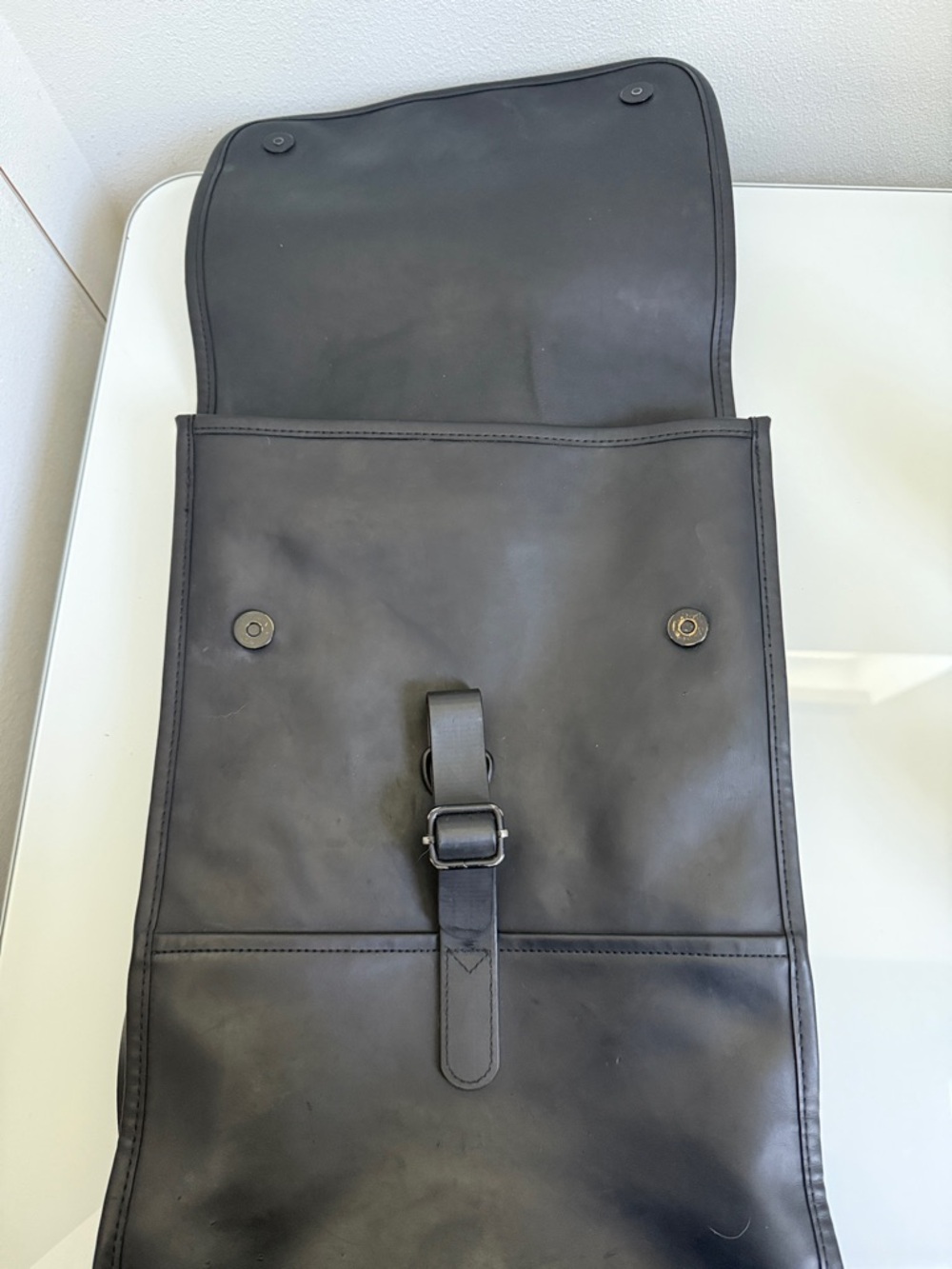 Rains Black Waterproof Backpack Mini - Picture 6 of 12